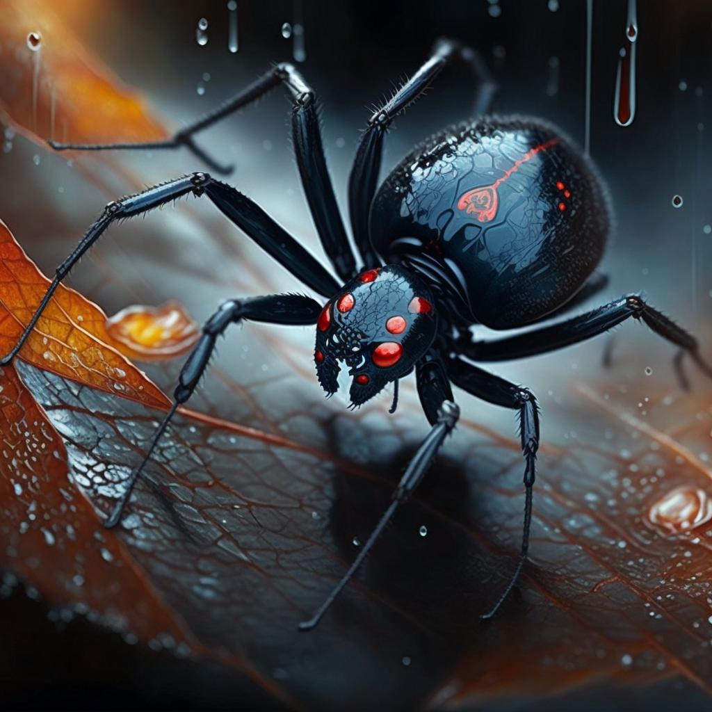 black widow spider wallpaper