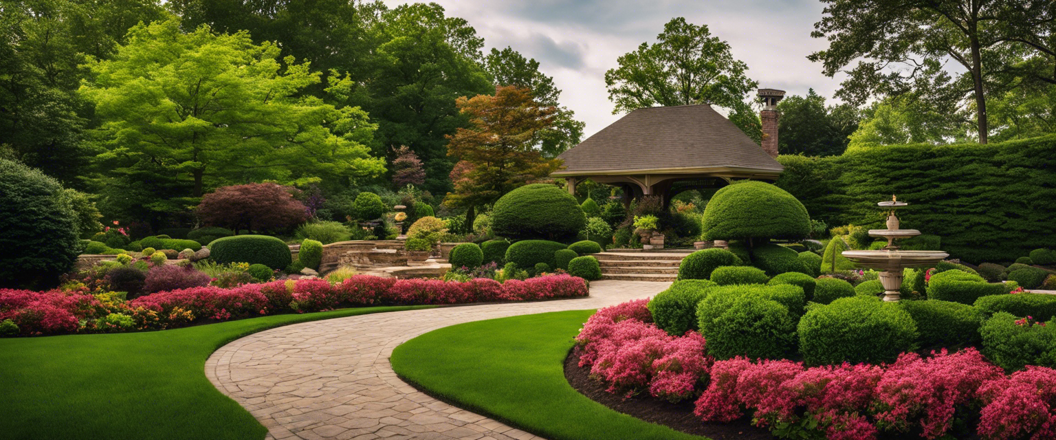 an image showcasing a lush well maintained garden in northwest arkansas free from any signs of ant infestation